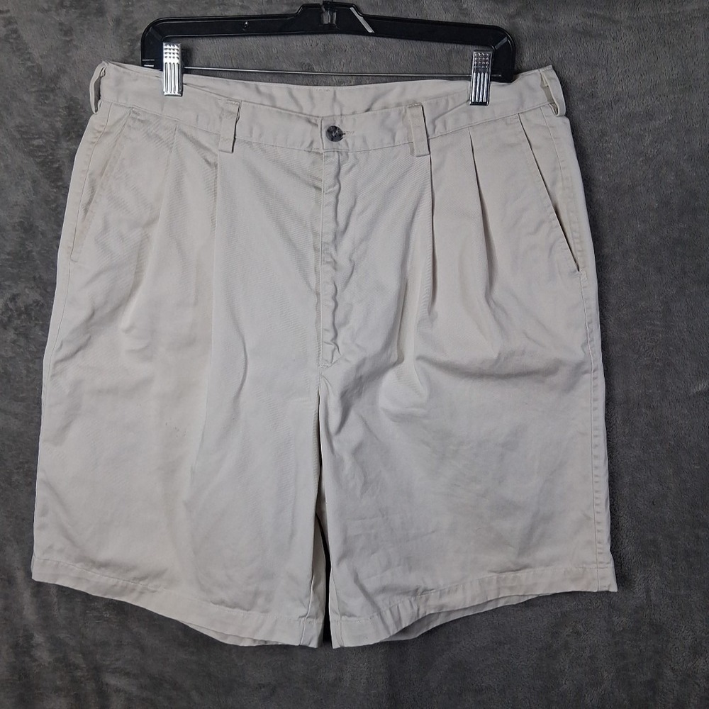 Nike Golf Chino Shorts Mens Size 36 Beige Inseam 9 Preppy Casual ‎ 100% Cotton